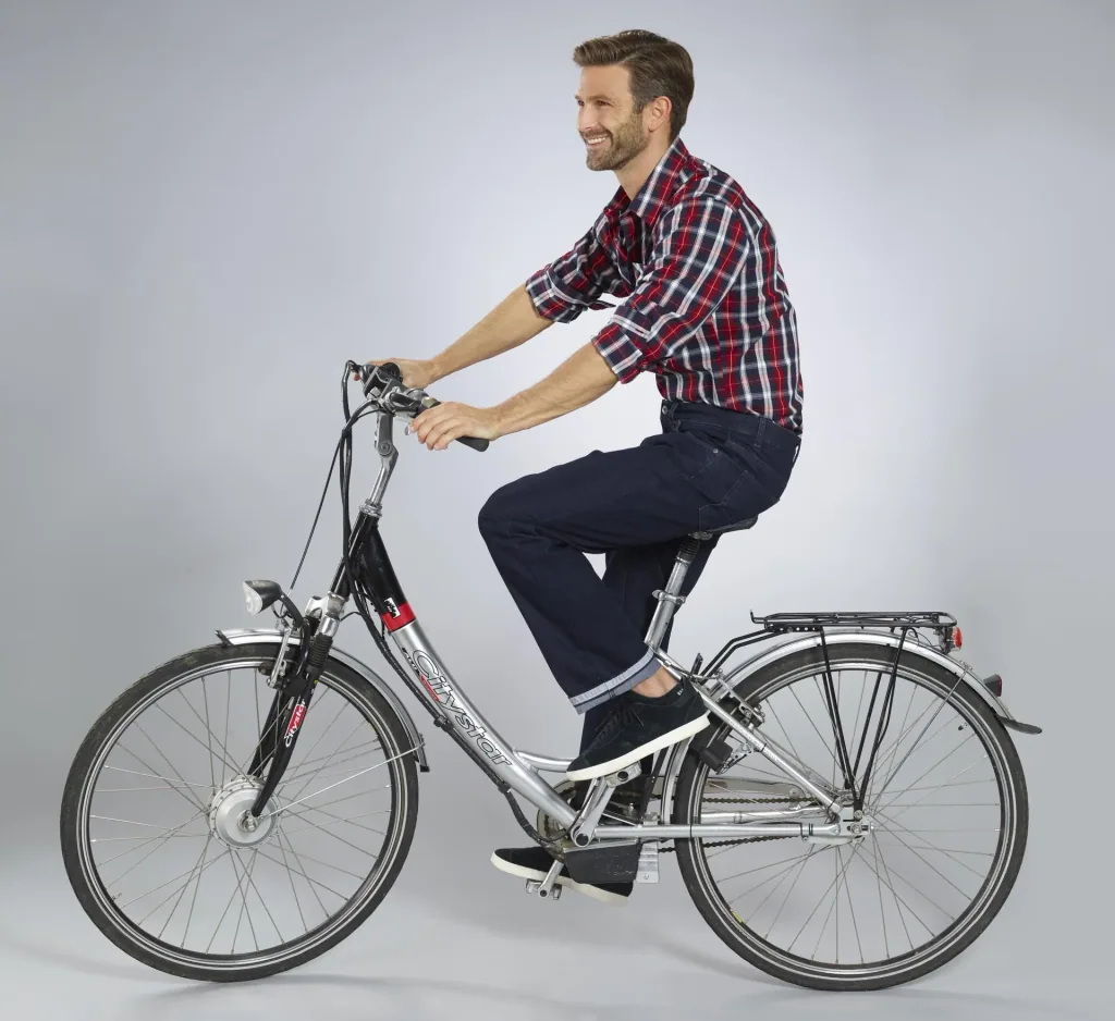 Cyclist jeans, color bluestone, size 48