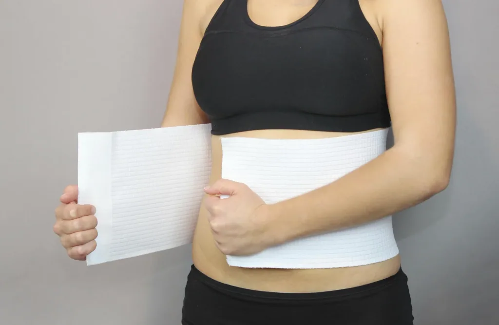 Back support belt "Standard", white