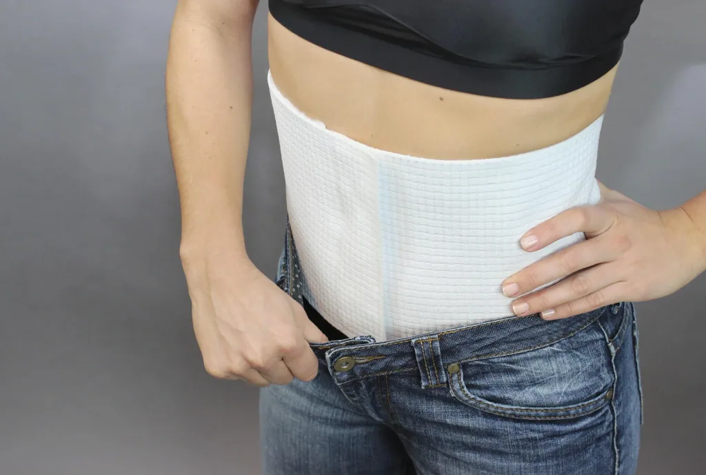 Back support belt "Standard", white