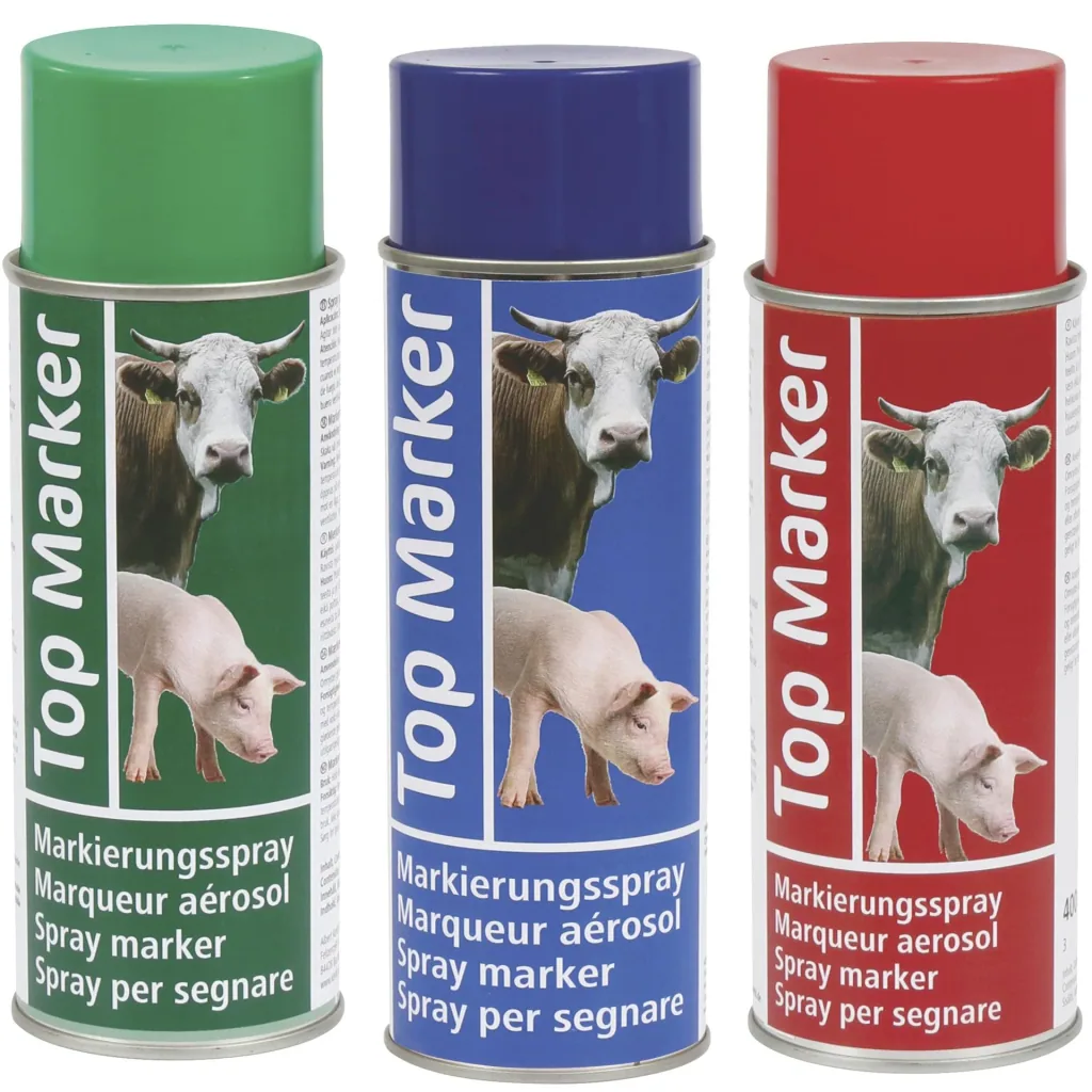 Viehzeichenspray 500 ml, rot, Top Marker