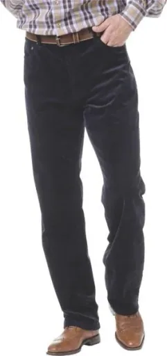 5-pocket corduroy trousers, navy, size 56