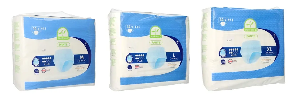 Disposable Pants "Plus", White, 14 pieces, size XL