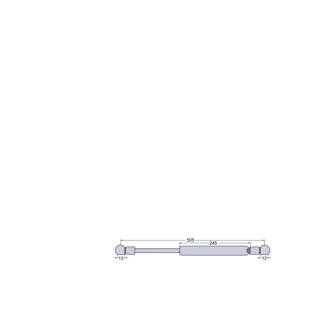 Gas spring Deutz - door, front and rear window 04357776