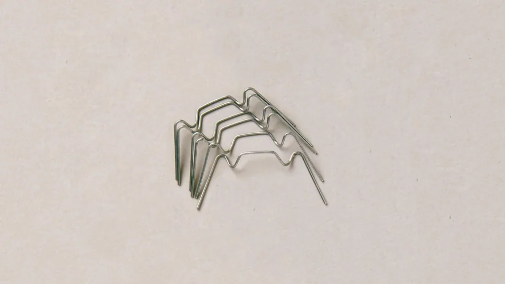 Glass spring clips, 20 pieces