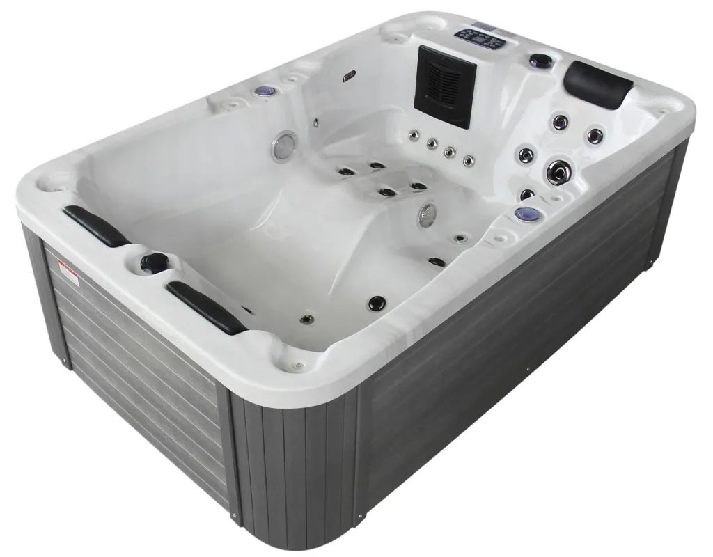 Whirlpool - Crete white with underwater lighting