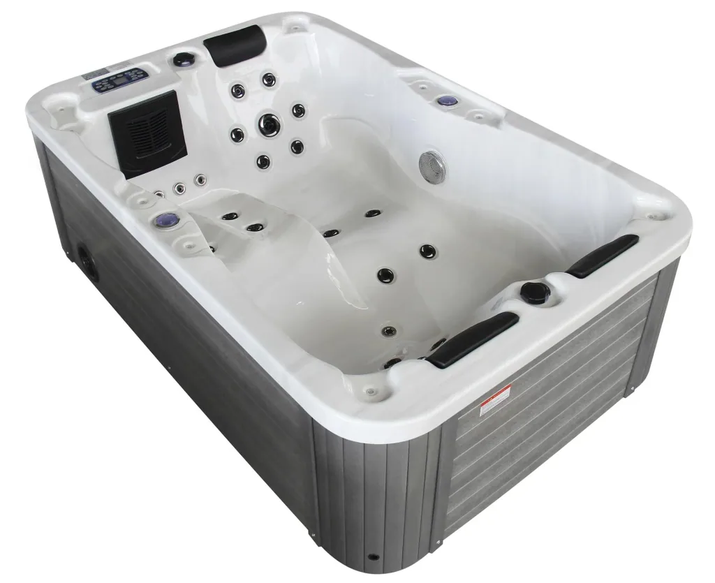 Whirlpool - Crete white with underwater lighting