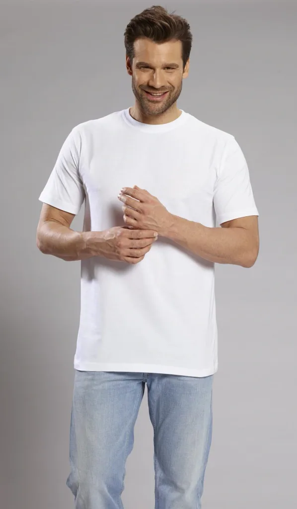 Big Size T-Shirt, white size 2XL