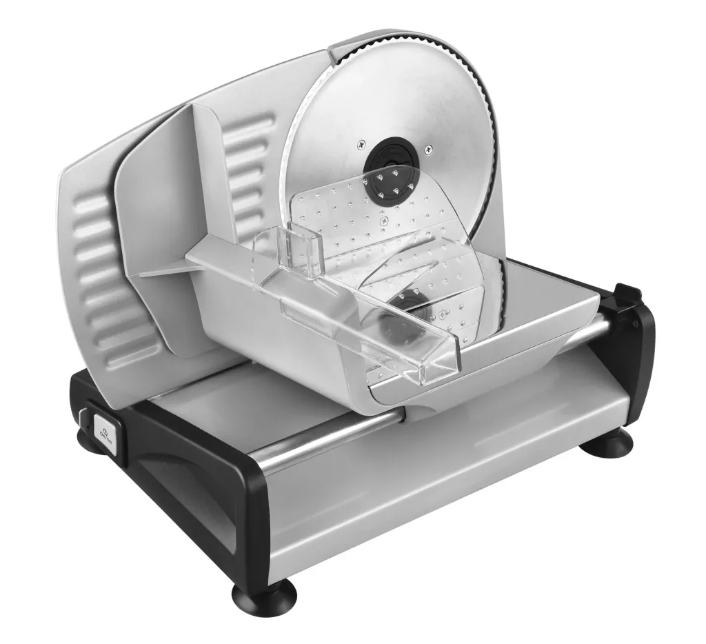 All-purpose slicer “TKG AS 1003 SR2M” with 2 blades, silver, 150 W