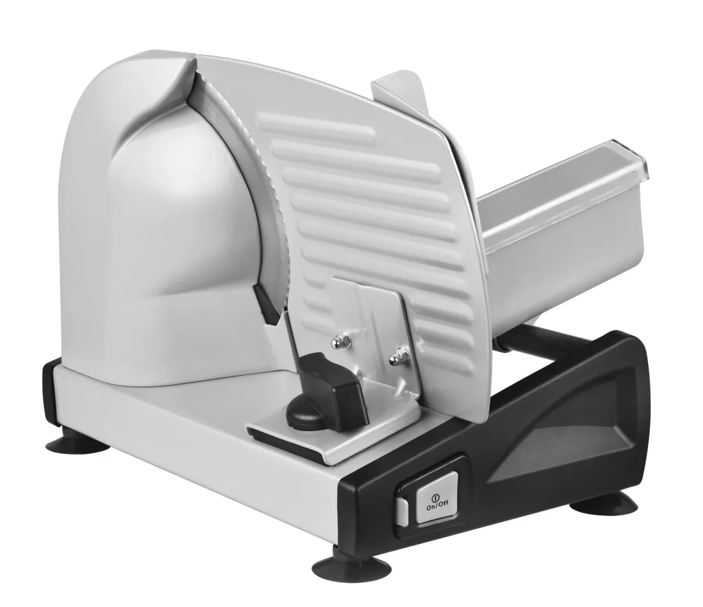 All-purpose slicer “TKG AS 1003 SR2M” with 2 blades, silver, 150 W