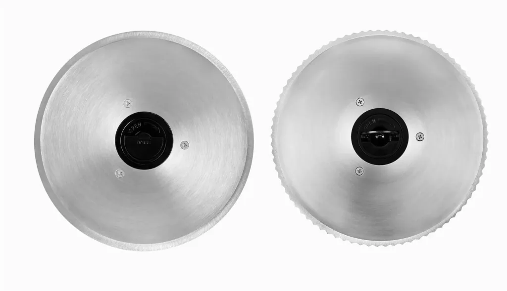 All-purpose slicer “TKG AS 1003 SR2M” with 2 blades, silver, 150 W