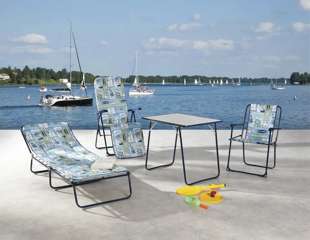 Camping table - blue