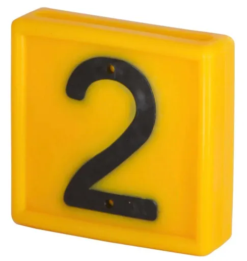 Number pad 2 for marking tapes