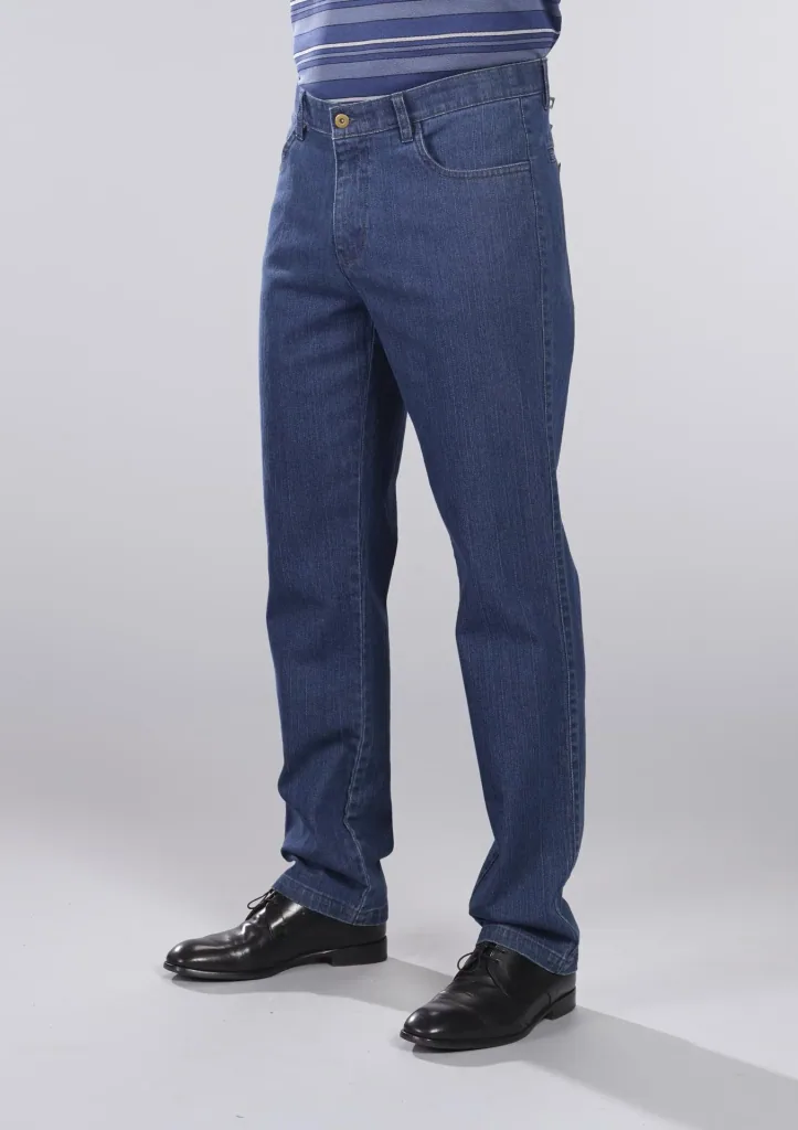 Comfort jeans, color bluestone, size 26