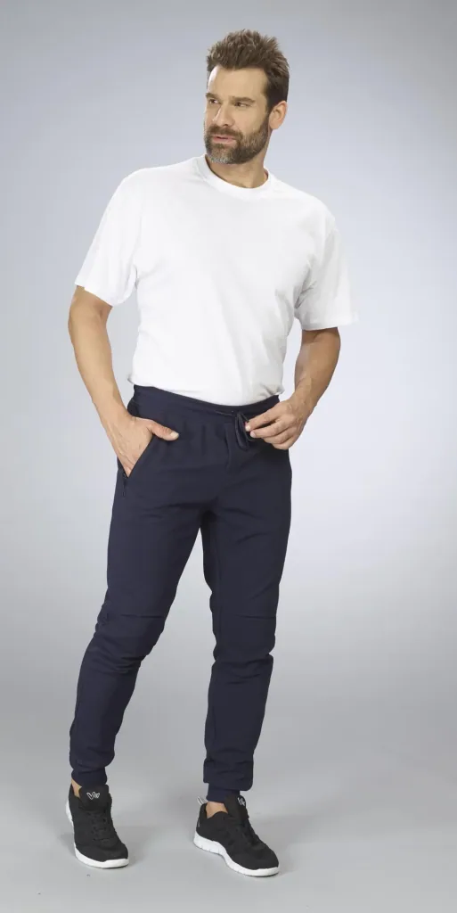 Casual trousers, color navy, size M