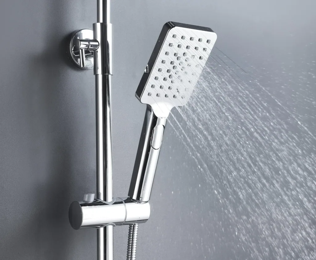 Shower system Bayala Square shower column with rain shower 20x20 cm shower set shower set