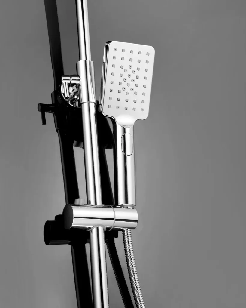 Shower system Bayala Square shower column with rain shower 20x20 cm shower set shower set
