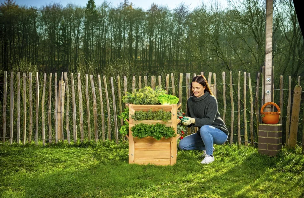 Westmann Premium Verhoogde Tuinbak L, 65 x 65 x 73 cm