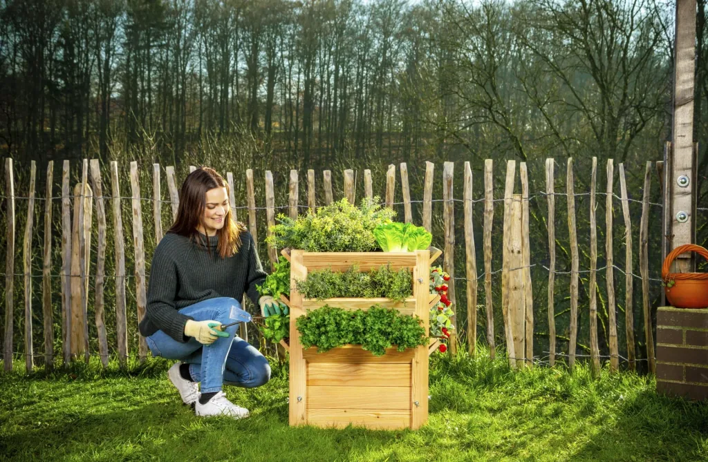 Westmann Premium Verhoogde Tuinbak L, 65 x 65 x 73 cm