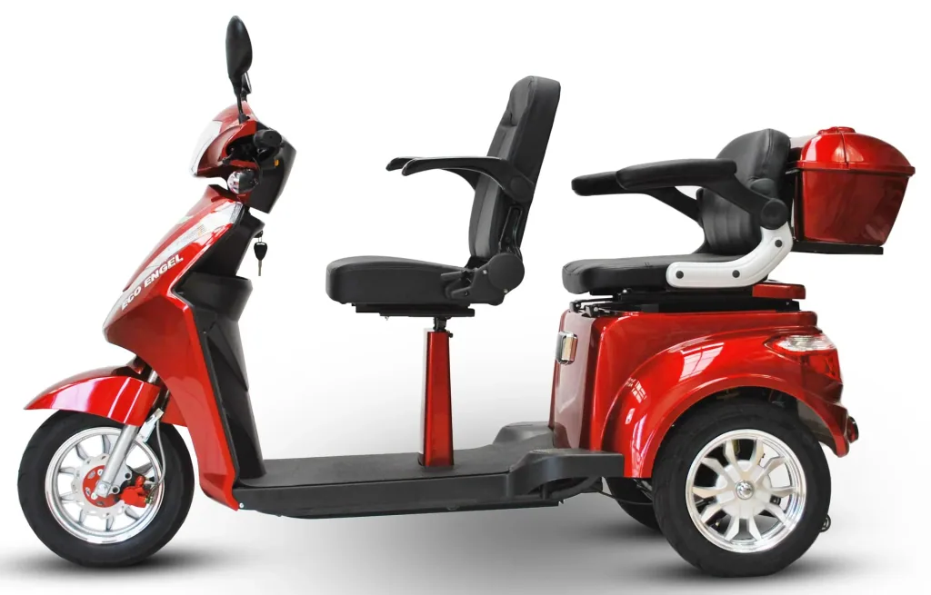Electric vehicle 503 Red, 2-seater, 25 km/h