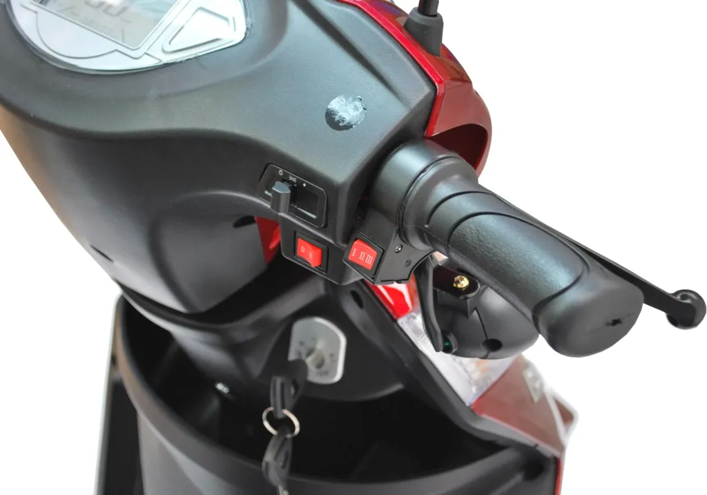 Electric vehicle 503 Red, 2-seater, 25 km/h