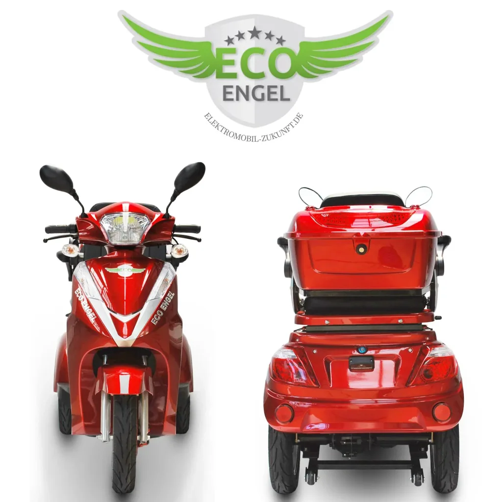 Electric vehicle 503 Red, 2-seater, 25 km/h