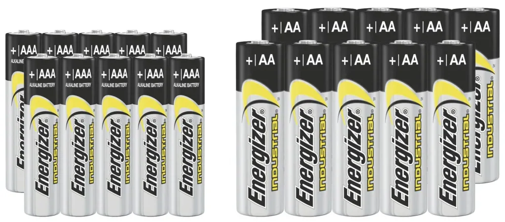 Industrial Micro (AAA) Alkaline Batteries - 10 pieces