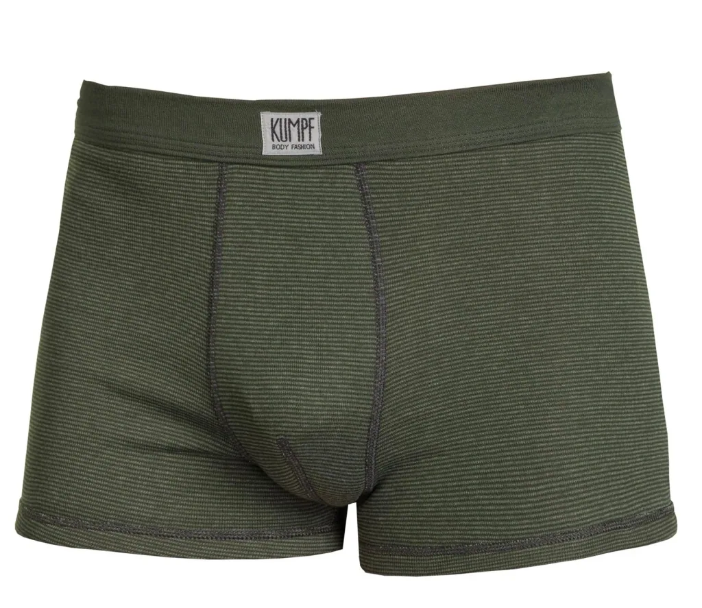 Retropant without fly, color olive/striped, size 2XL
