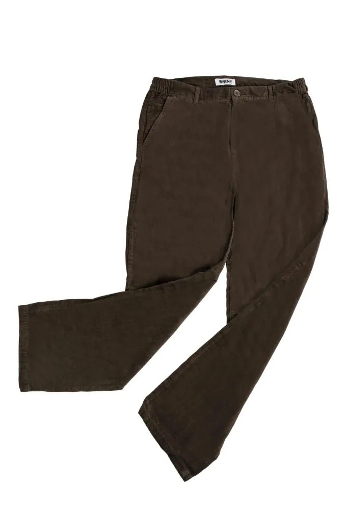 Corduroy trousers, brown, size 48