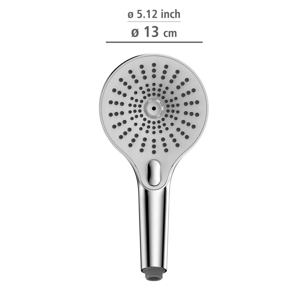 Shower head Ultimate Shower Chrome/White, Ø 13 cm