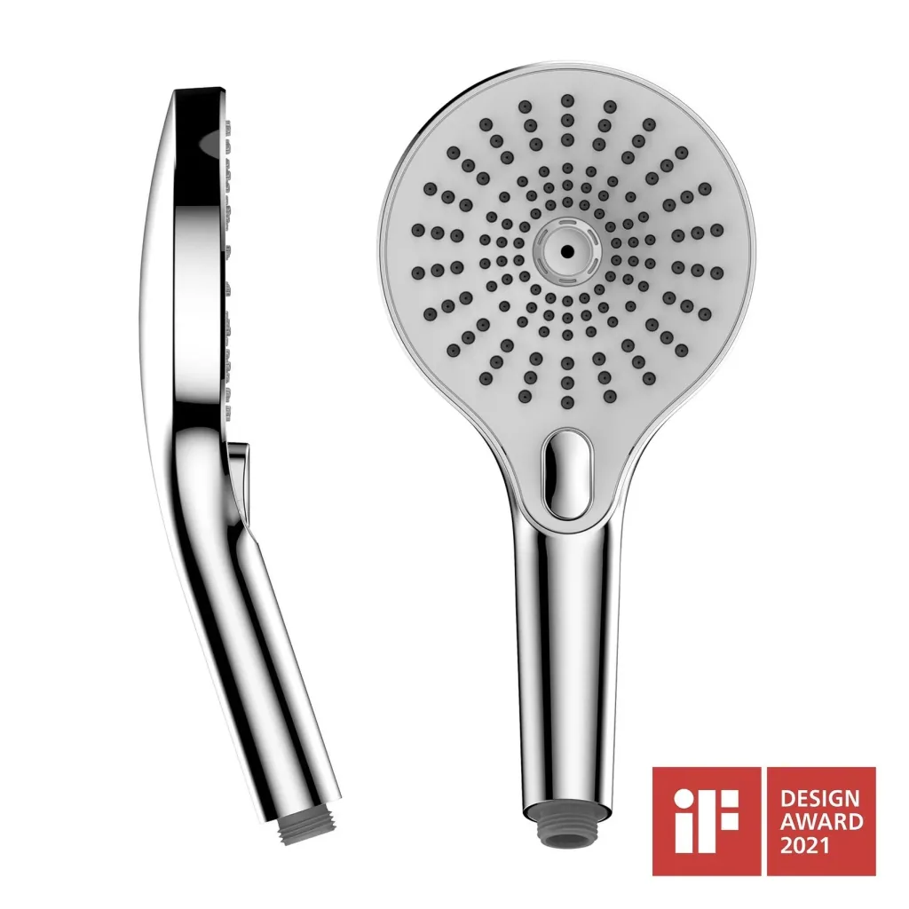 Shower head Ultimate Shower Chrome/White, Ø 13 cm