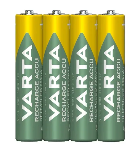 ECHARGE Recycled NiMH Micro (AAA) Battery with 800mAh - 4 pieces