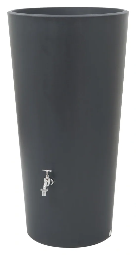Rain storage tank "Rainbowl Flower" 150 L anthracite