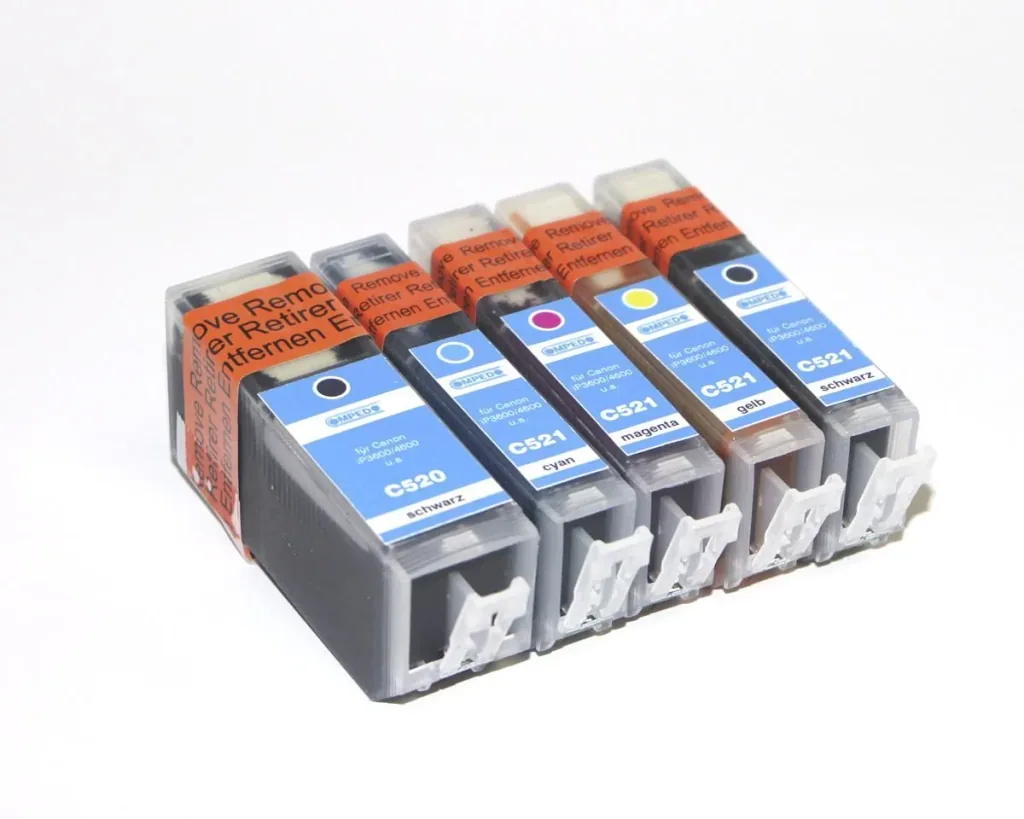Printer cartridge for CANON 3-pack CLI-521 (C/M/Y)