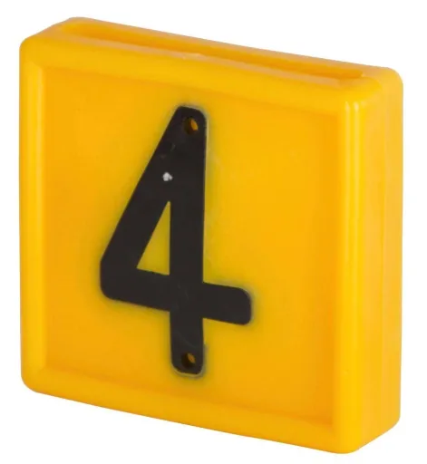 Number pad 4 for marking tapes
