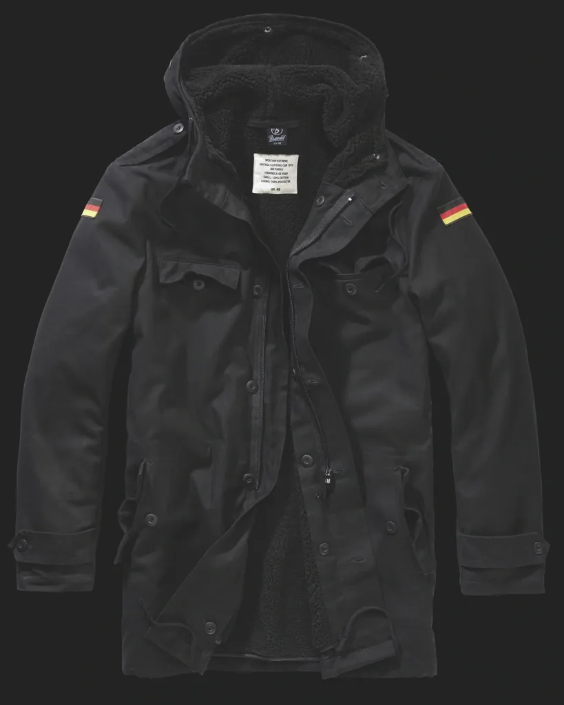 BW Parka color black, size 48/M