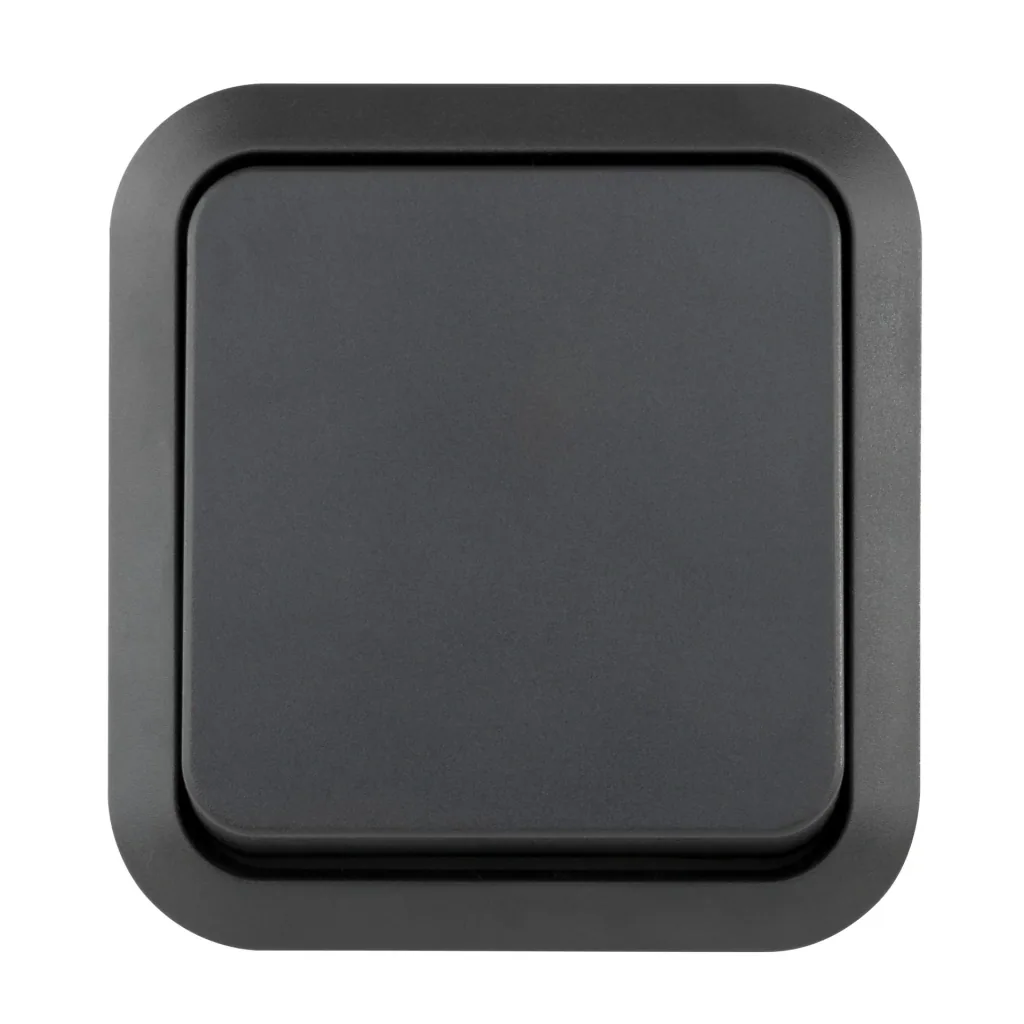 Surface-mounted damp room button IP55