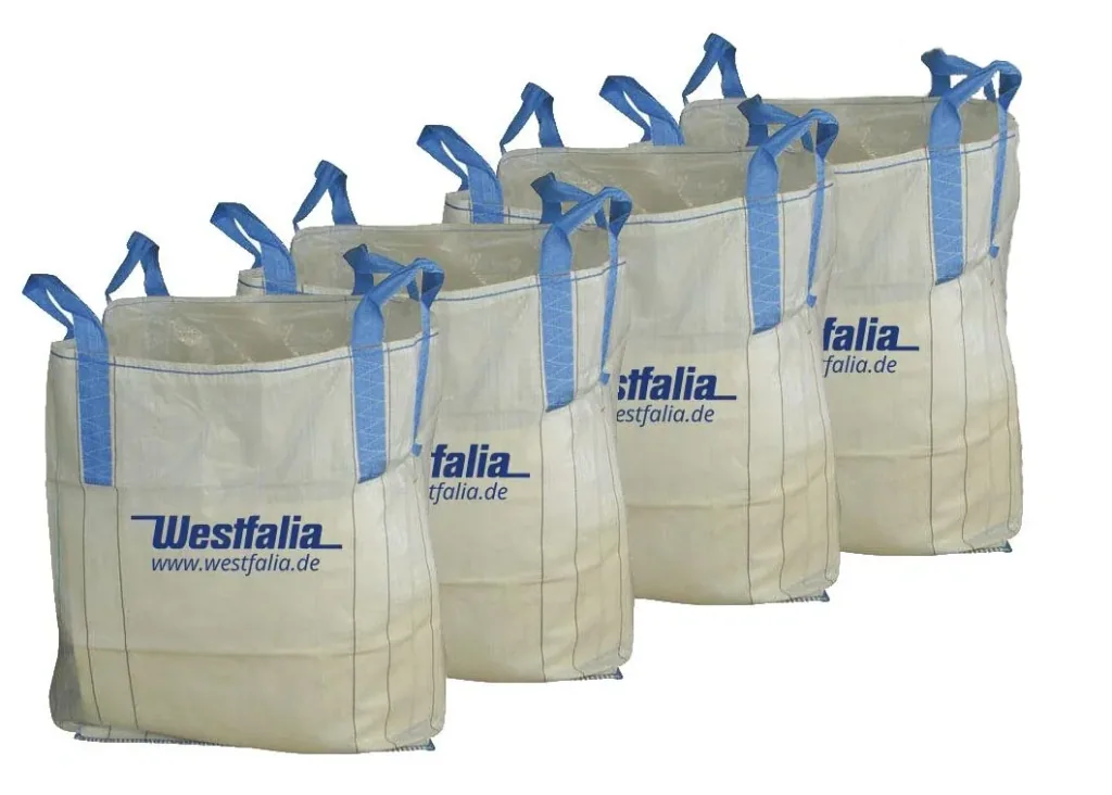 4 x Big Bag without apron with closed bottom, 1.5T, 90x90x90cm