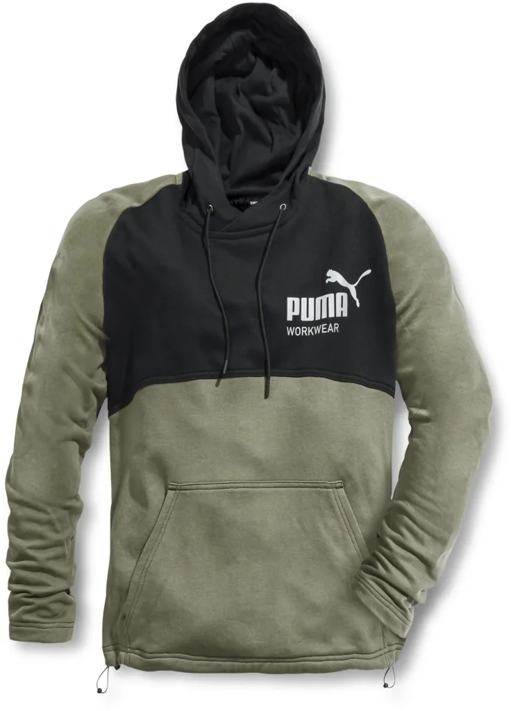 Hoodie CHAMP, oliv/carbon, M
