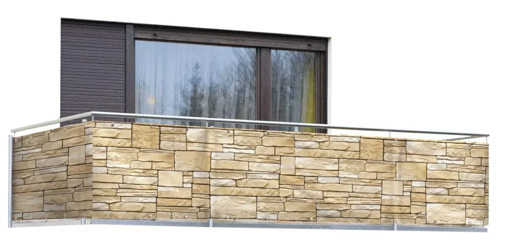 Balcony privacy screen "Wall"
