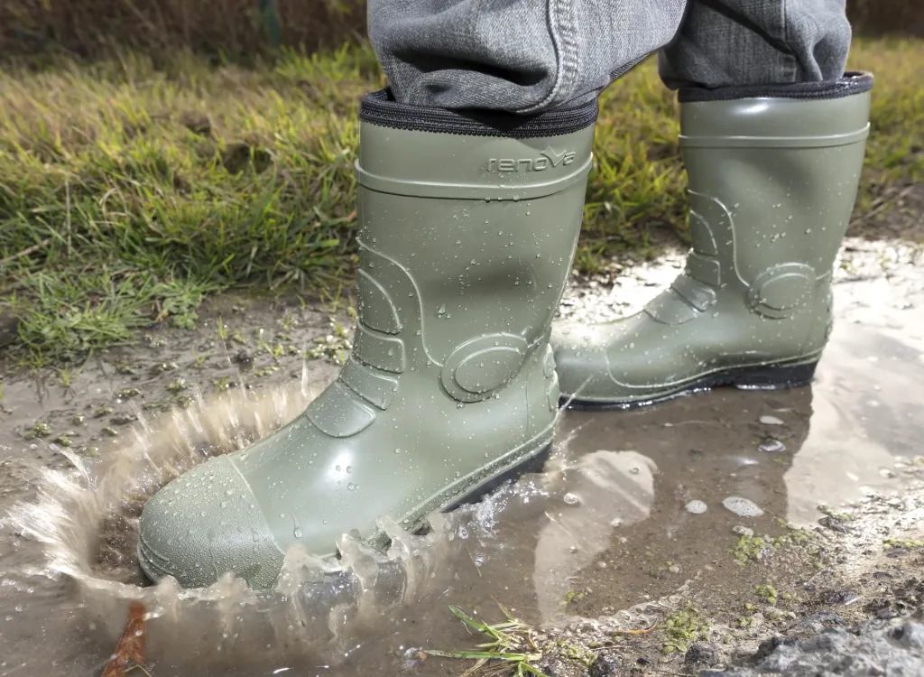 Rain boots with lining, size 40