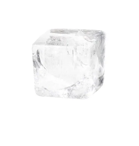 Ice cube tray including transparent lid, for 9 ice cubes, ice cube size 4 x 4 x 4 cm