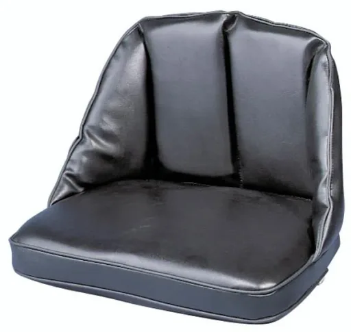 Tractor and tractor seat cushion, low back 22 cm, black