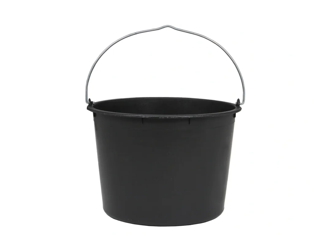 Construction bucket 20 liters Profi-Line black