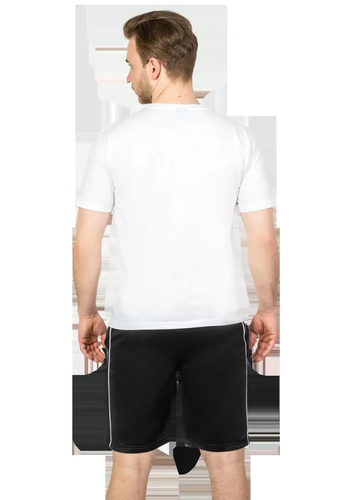 Leisure shorts with 2 side pockets, color black, size 2XL