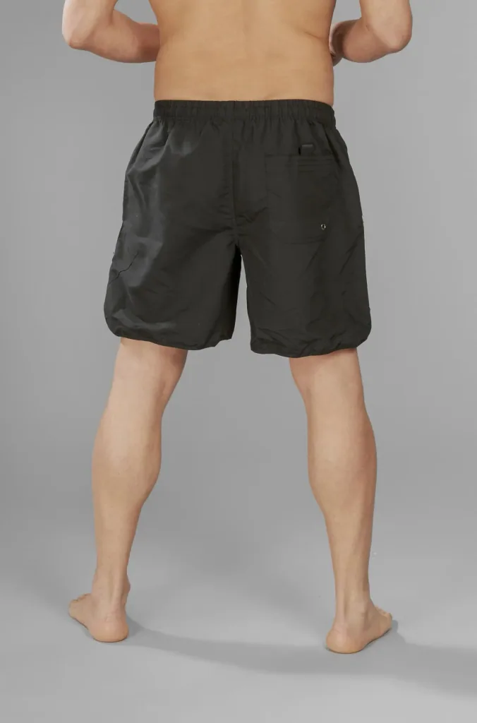 Swim shorts, color black, size M