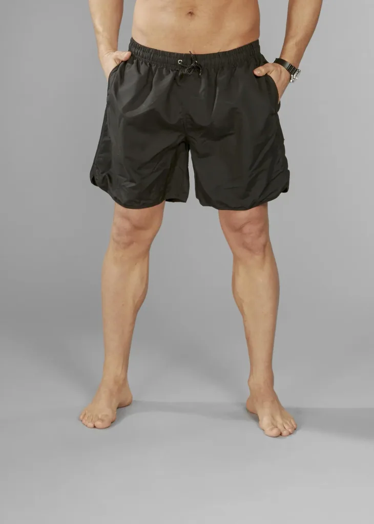 Swim shorts, color black, size M