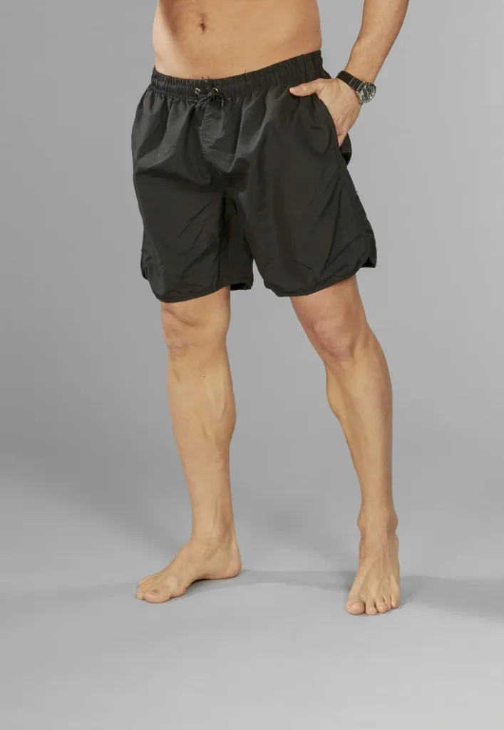Swim shorts, color black, size M