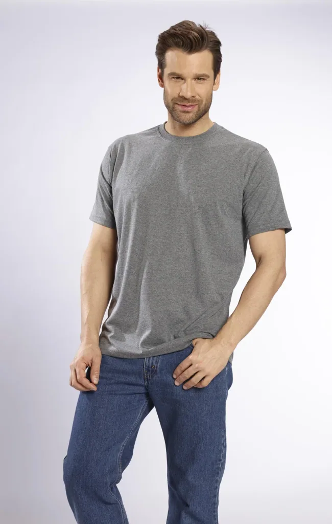 Big Size T-Shirt, anthrazit Gr.4XL