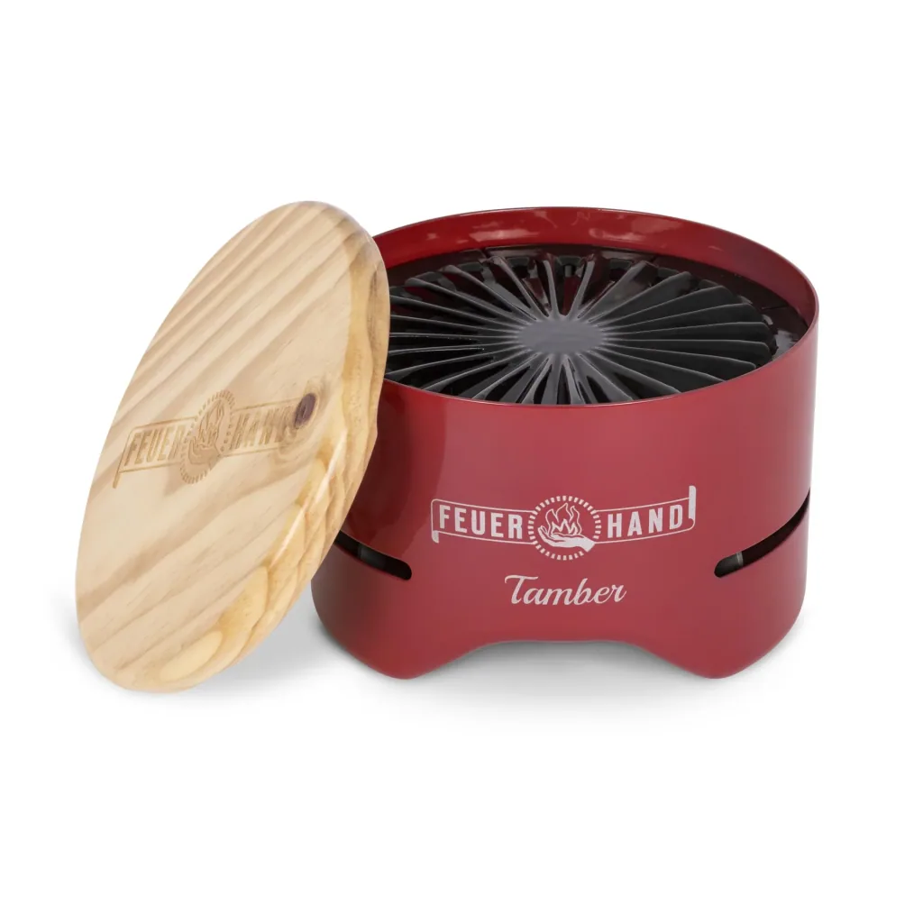 Table grill Tamber color red