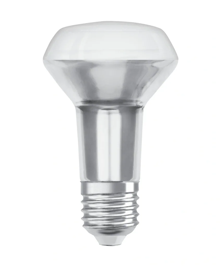 LED STAR reflector lamp R63 with 4.3 watts, E27, 36°, warm white - 2 pieces